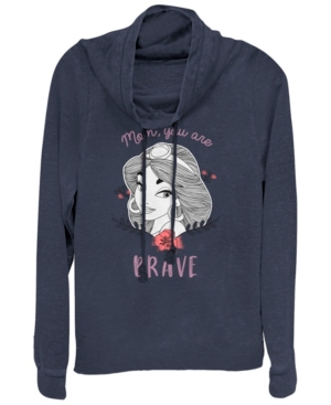 Disney Juniors' Princesses Brave Mom Cowl Neck Sweatshrit
