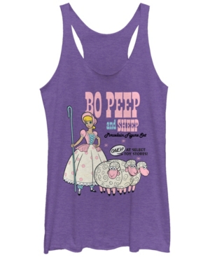 image of Disney Pixar Juniors- Toy Story 4 Bo Peep and Sheep Tri-Blend Tank Top