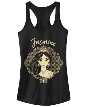 Disney Juniors' Aladdin Jasmine Portrait Sketch Ideal Racerback Tank Top