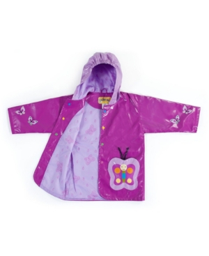 image of Kidorable Big Girl with Comfy Butterfly Raincoat