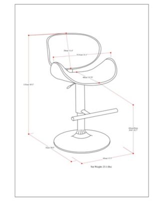 Marana Adjustable Barstool