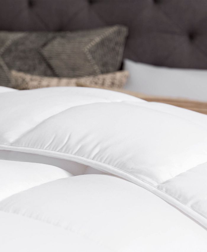 Brookside - Down Alternative Quilted Comforter with Duvet Tabs, Oversized Queen