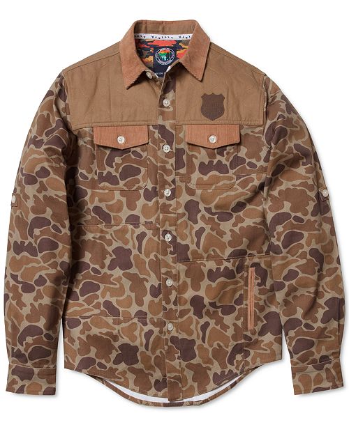 Born Fly Men S Camo Shirt Reviews Casual Button Down Shirts