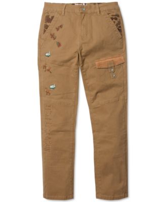 Born Fly - Men's Wildlife Khaki Big & Tall Slim-Straight Stretch Pants