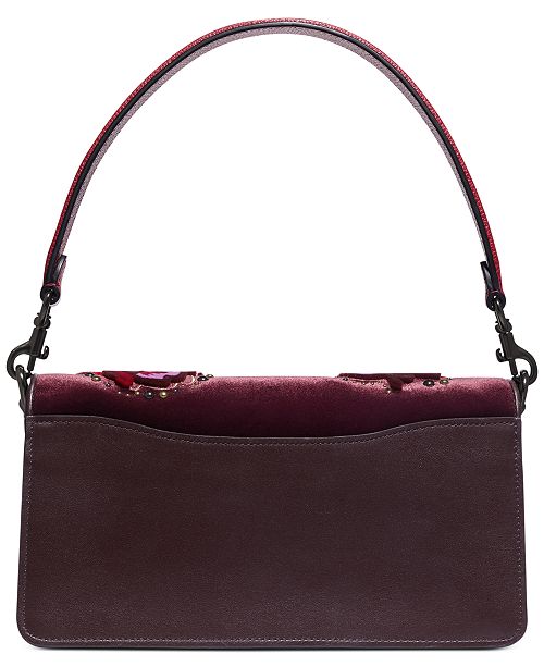 COACH Velvet Flocking Tabby Shoulder Bag 26 & Reviews - Handbags ...