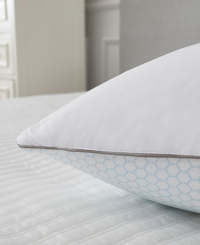 Kathy Ireland SummerWinter White Goose Feather Pillow 2Pack Jumbo