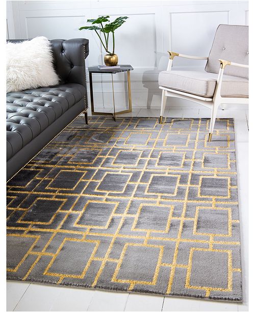 Marilyn Monroe Glam Mmg002 Gray Gold 5 X 8 Area Rug Reviews