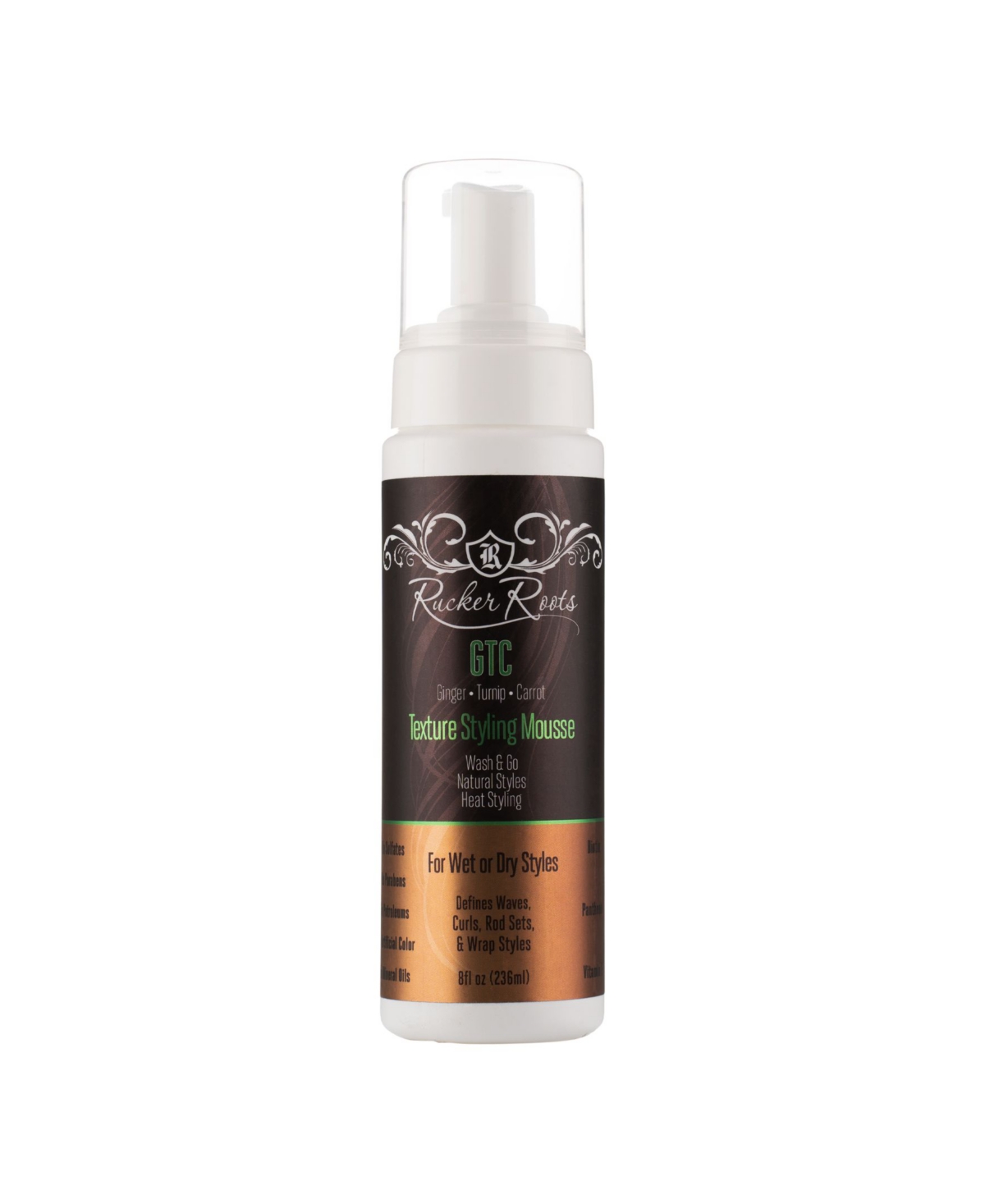 Gtc Texture Hair Styling Mousse - Dark Brown