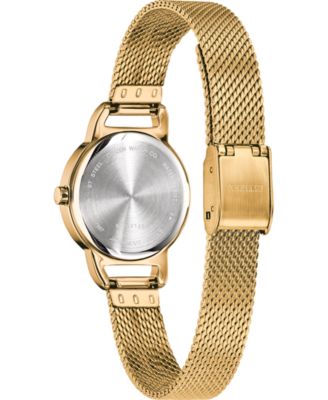 ★レア逆輸入★Citizen Women's Stainless Steel Mesh Watch Citizen Women's Quartz Gold-Tone Stainless Steel Mesh