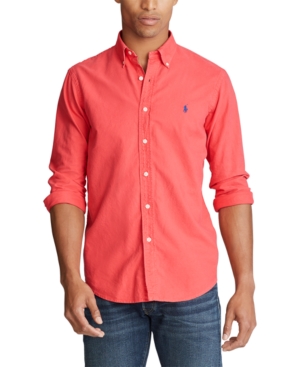 Polo Ralph Lauren Men's Classic Fit Garment-Dyed Oxford Shirt