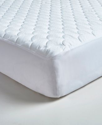 Dual-Action 100% Cotton Damask Dot Mattress Pad, California King