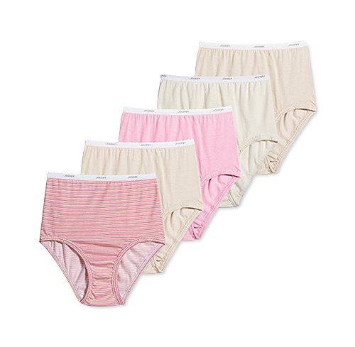alfani Jockey Women's Classics Cotton 5 Pack Brief Underwear 1743 Women's Fashion Shoes & Accessories