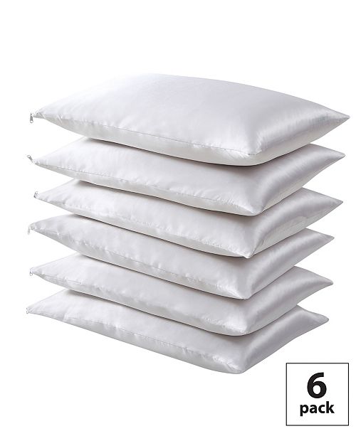 Fresh Ideas Satin Hair Keeper 6 Pack Pillow Protector Set