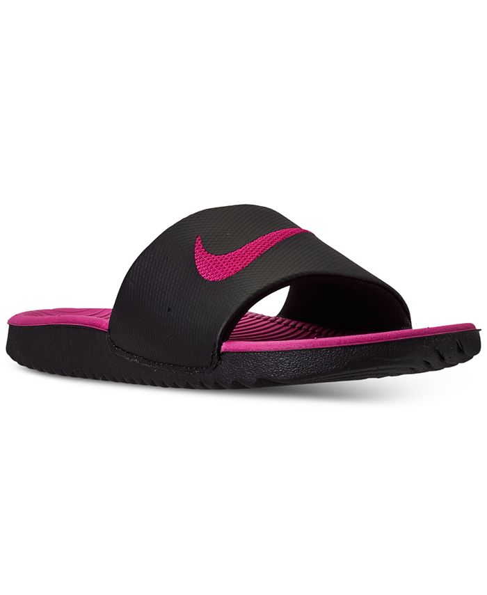 Nike Little Girls Kawa Slide Sandals from Finish Line - Macy's