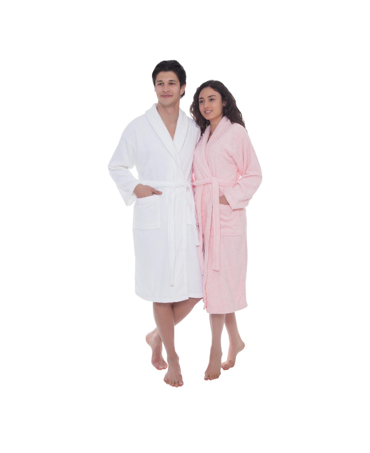 Serene Unisex Bath Robe - Pink