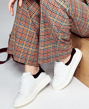 Steven glazed lace up sneakers deals