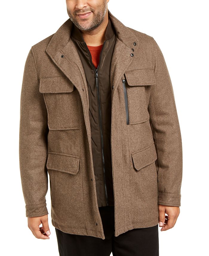 Michael Kors Men's Big & Tall Mayfield Field Coat, Created for Macy's Reviews & Jackets - Men - Macy's