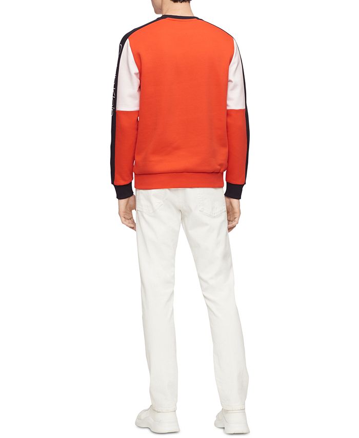 Calvin Klein Men's Colorblocked Logo Sweatshirt - Macy's