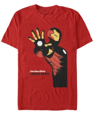 Marvel Men's Invincible Iron Man Poster Short Sleeve T-shirt