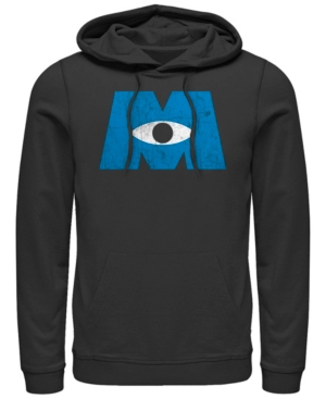 Disney Pixar Men's Monsters Inc Eye Logo Pullover Hoodie