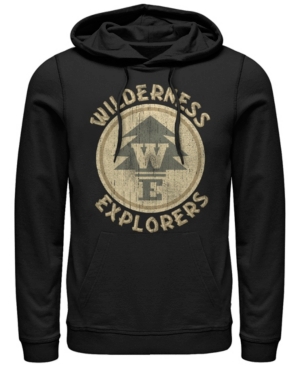Disney Pixar Men's Up Wilderness Explorer Badge Pullover Hoodie