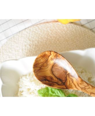 Olive Wood Long Serving Spoon