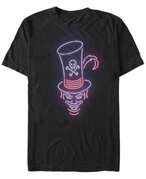 Disney Men's Princess and the Frog Neon Dr Facilier Short Sleeve T-Shirt