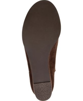 Journee Womens Mylee Medium and Wide Width Pull On Wedge Booties