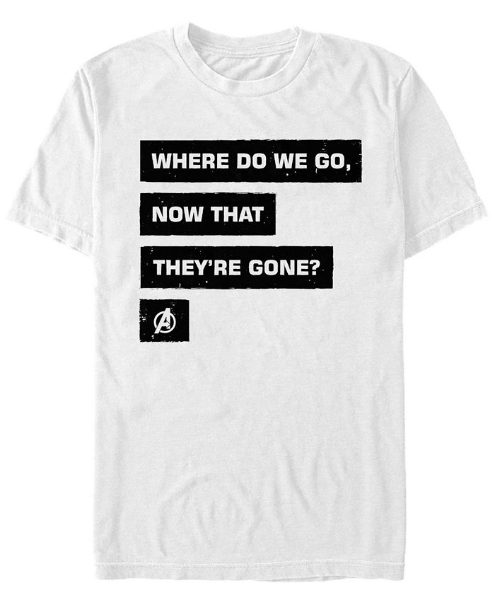 Fifth Sun Marvel Men s Avengers Endgame Where Do We Go Quote