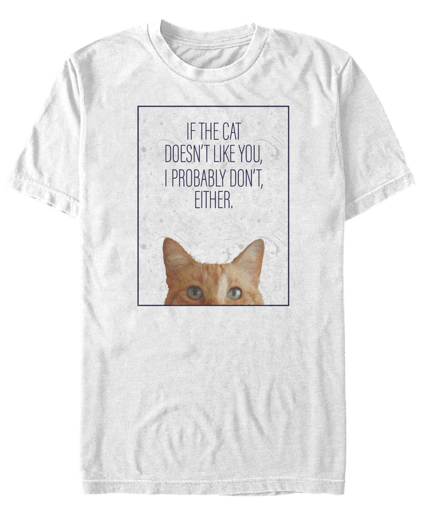 Мужская футболка Fifth Sun Marvel Captain Marvel the Cat Doesn't Like You, Short Sleeve, цвет: Белый — фото 1