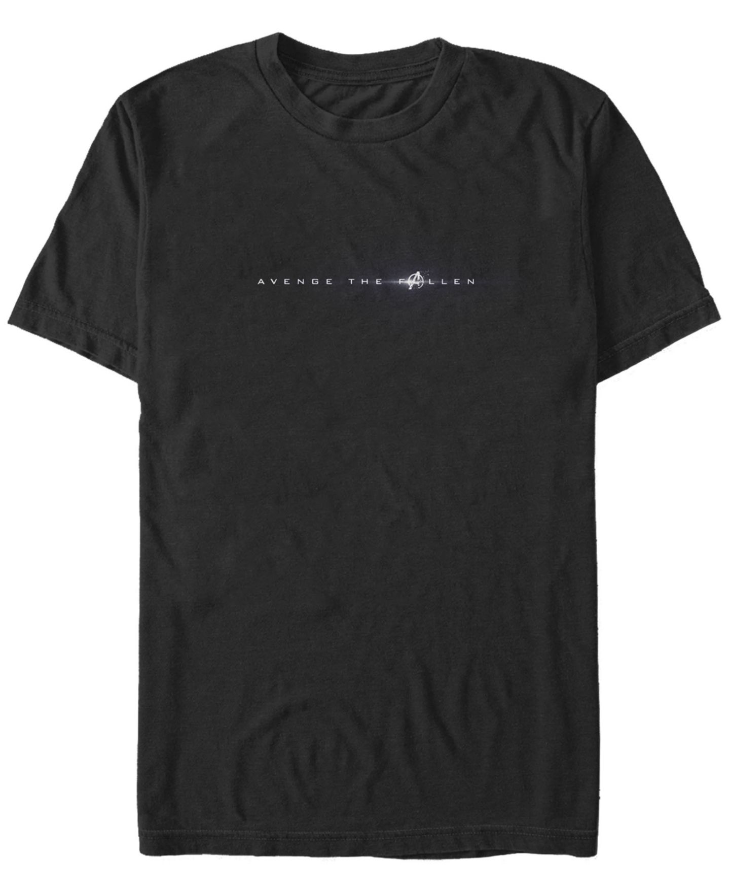 Мужская футболка Fifth Sun Marvel Avengers Endgame Avenge the Fallen Text Logo, Short Sleeve, цвет: Чёрный — фото 1