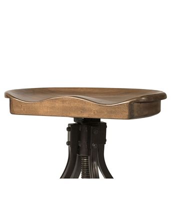 Worland adjustable best sale swivel backless stool