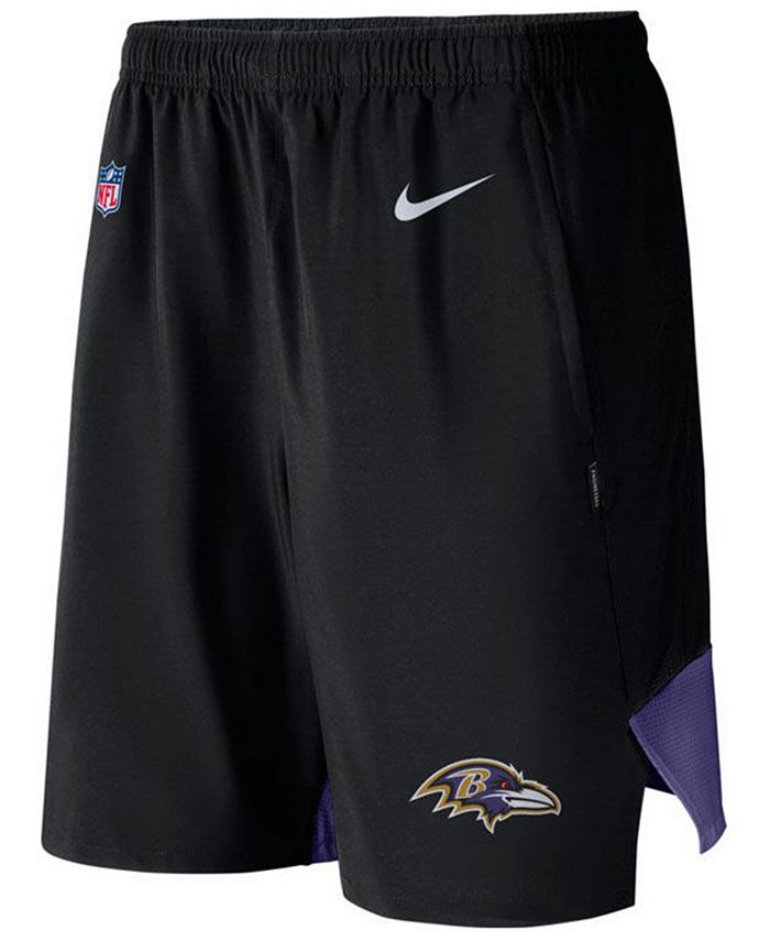Nike Men's Baltimore Ravens Player Practice Flex Shorts - Macy's