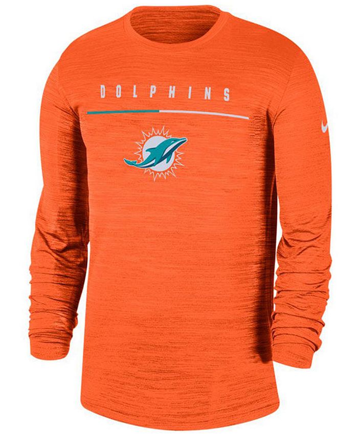 Nike Men's Miami Dolphins Sideline Legend Line of Scrimmage Long Sleeve T- Shirt - Macy's