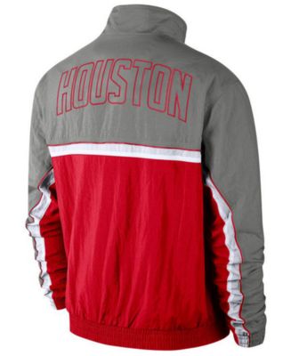 Nike Men's Houston Rockets Courtside Tracksuit Jacket - Macy's