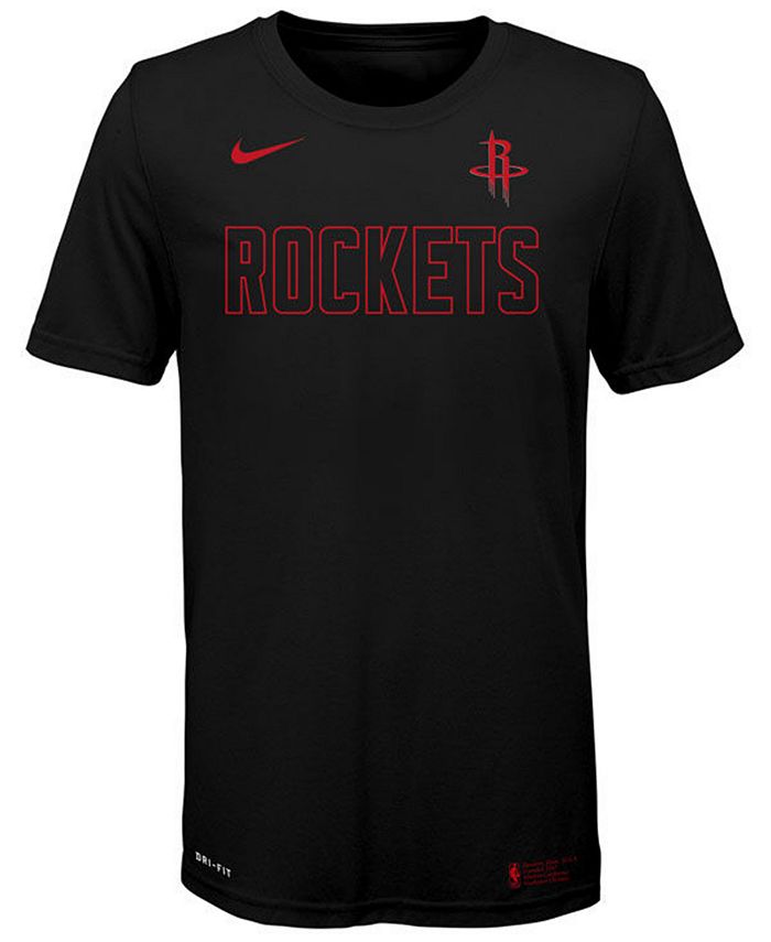 Nike Big Boys Houston Rockets Facility T-Shirt - Macy's