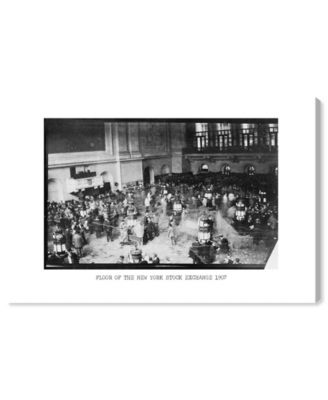 New York Bankers Giclee Art Print on Gallery Wrap Canvas