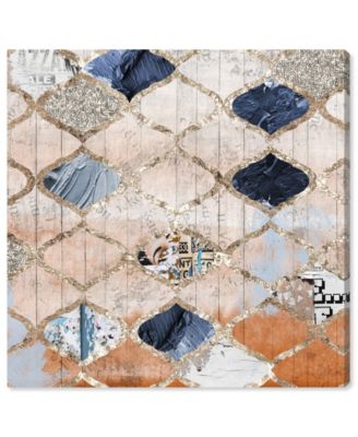 Modern Moroccan Canvas Art - 30" x 30" x 1.5"