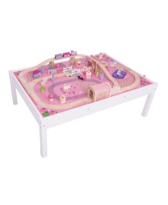 Bigjigs Toys Wooden Magical Train Set and Table