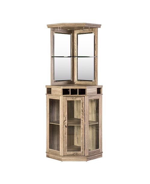 Home Source Madeline Corner Bar & Reviews Furniture Macy's