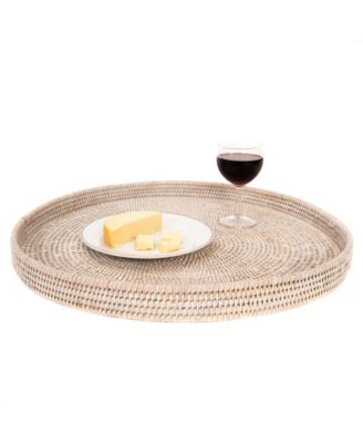 Artifacts Trading Company Artifacts Trading Company Round Ottoman Tray