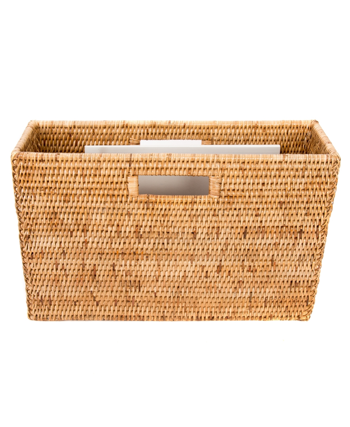Artifacts Trading Company Rattan Rectangular Magazine Holder