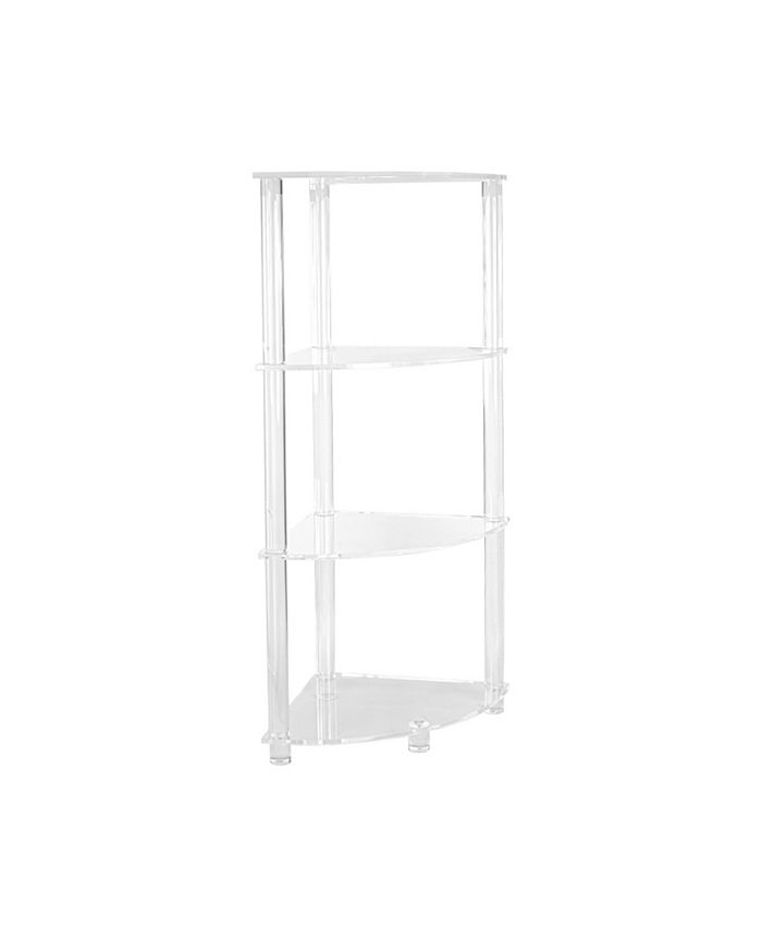 DesignStyles Acrylic Corner Shelf Macy's
