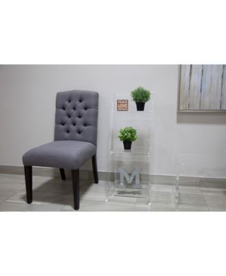 DesignStyles Clear Acrylic Ladder Shelf
