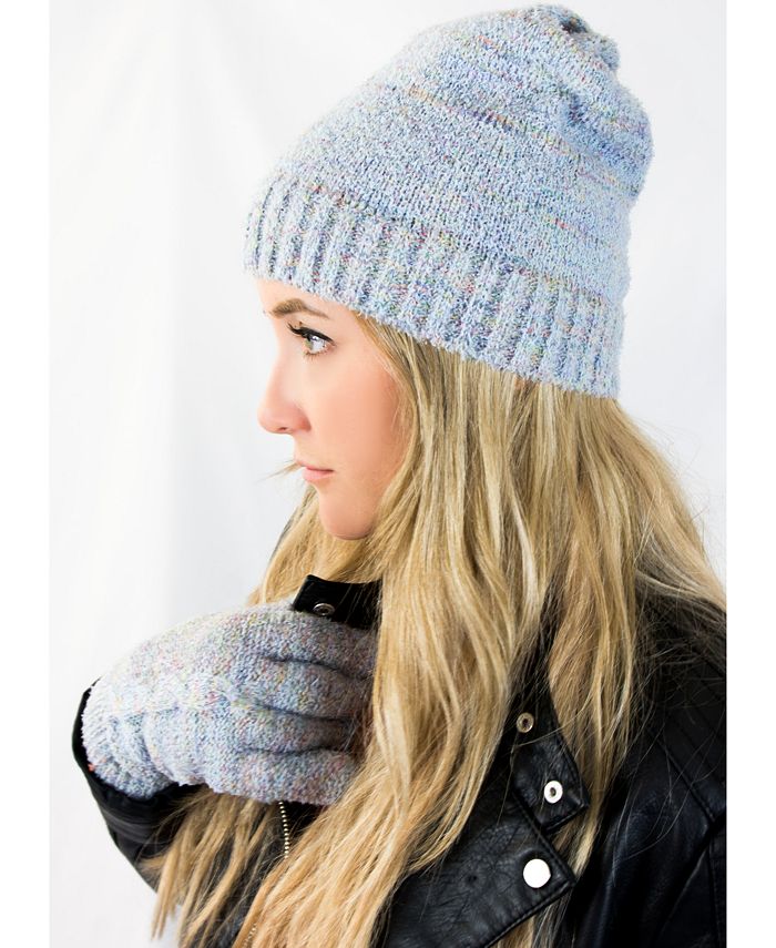 Isotoner Signature Women’s Recycled Yarn Mohair Cable Knit Gloves Macy's