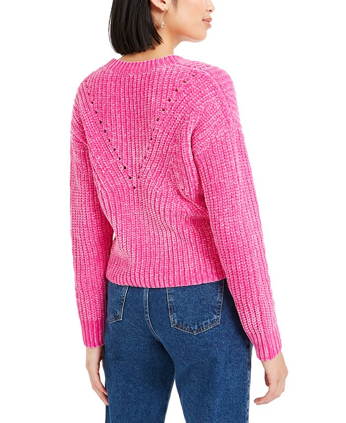 Bar III Chenille V-Neck Sweater, Created for Macy's - Macy's