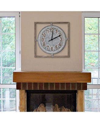 Crystal Art Gallery American Art Decor Wood Framed Wall Clock