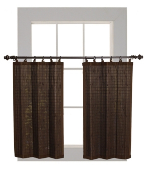 Versailles Home Fashions Bamboo Wood Ring Top Tier Set