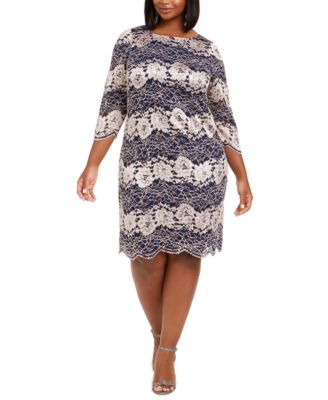 macy's jessica howard plus size dress