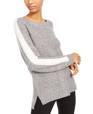 INC International Concepts INC Iridescent Rhinestone-Sleeve Sweater ...